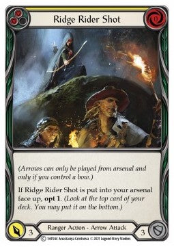 Ridge Rider Shot (Yellow) (Regular) - History Pack 1 (Common) [1HP-244]