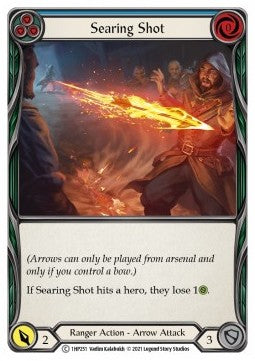 Searing Shot (Blue) (Regular) - History Pack 1 (Common) [1HP-251]