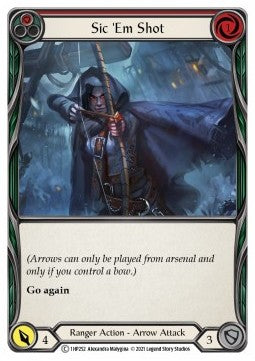Sic 'Em Shot (Red) (Regular) - History Pack 1 (Common) [1HP-252]