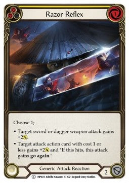 Razor Reflex (Yellow) (Regular) - History Pack 1 (Common) [1HP-403]
