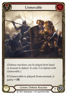 Unmovable (Red) (Regular) - History Pack 1 (Common) [1HP-411]