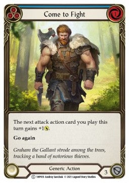 Come to Fight (Blue) (Regular) - History Pack 1 (Common) [1HP-416]