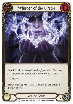 Whisper of the Oracle (Yellow) (Regular) - History Pack 1 (Common) [1HP-424]