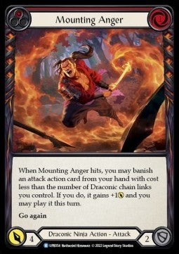 Mounting Anger (Red) (Regular) - Uprising (Rare) [UPR-054]
