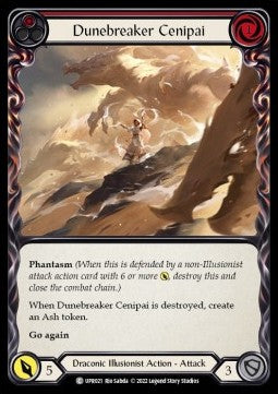 Dunebreaker Cenipai (Red) (Regular) - Uprising (Common) [UPR-021]