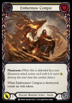 Embermaw Cenipai (Yellow) (Rainbow Foil) - Uprising (Common) [UPR-028]