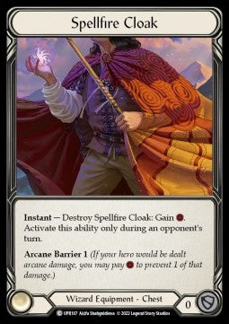 Spellfire Cloak (Cold Foil) - Uprising (Common) [UPR-167]