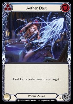Aether Dart (Blue) (Rainbow Foil) - Uprising (Common) [UPR-175]