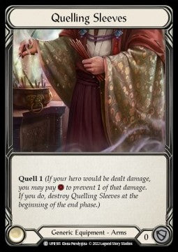 Quelling Sleeves (Rainbow Foil) - Uprising (Common) [UPR-185]