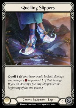 Quelling Slippers (Cold Foil) - Uprising (Common) [UPR-186]
