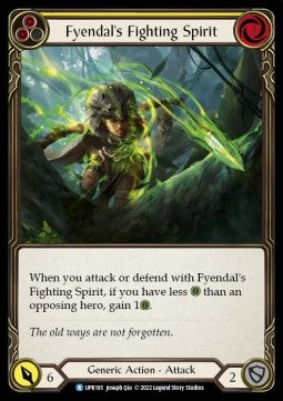 Fyendal's Fighting Spirit (Yellow) (Regular) - Uprising (Rare) [UPR-195]