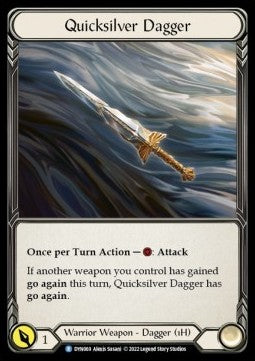 Quicksilver Dagger (Cold Foil) - Dynasty (Rare) [DYN-069]