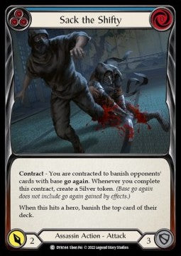 Sack the Shifty (Blue) (Regular) - Dynasty (Common) [DYN-144]