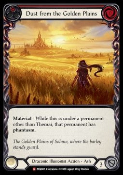 Dust from the Golden Plains (Rainbow Foil) - Dynasty (Majestic) [DYN-002]