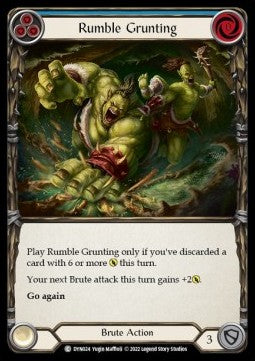 Rumble Grunting (Blue) (Regular) - Dynasty (Common) [DYN-024]