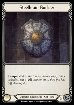 Steelbraid Buckler (Cold Foil) - Dynasty (Rare) [DYN-027]