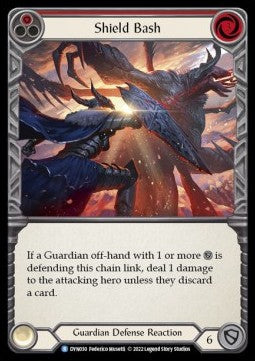 Shield Bash (Red) (Regular) - Dynasty (Rare) [DYN-030]