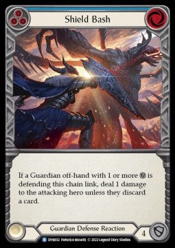 Shield Bash (Blue) (Regular) - Dynasty (Rare) [DYN-032]