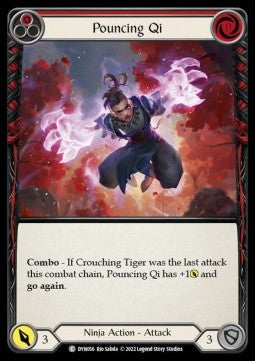 Pouncing Qi (Red) (Regular) - Dynasty (Common) [DYN-056]
