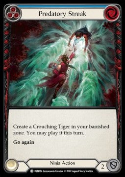 Predatory Streak (Blue) (Regular) - Dynasty (Common) [DYN-064]