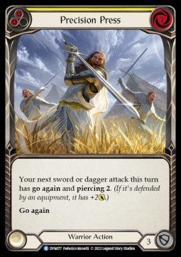 Precision Press (Yellow) (Regular) - Dynasty (Rare) [DYN-077]