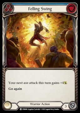 Felling Swing (Blue) (Rainbow Foil) - Dynasty (Common) [DYN-084]