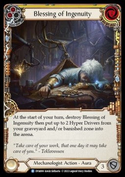 Blessing of Ingenuity (Yellow) (Regular) - Dynasty (Rare) [DYN-099]