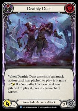 Deathly Duet (Red) (Regular) - Dynasty (Rare) [DYN-176]