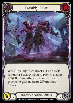 Deathly Duet (Yellow) (Regular) - Dynasty (Rare) [DYN-177]