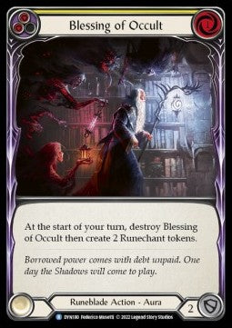 Blessing of Occult (Yellow) (Regular) - Dynasty (Rare) [DYN-180]