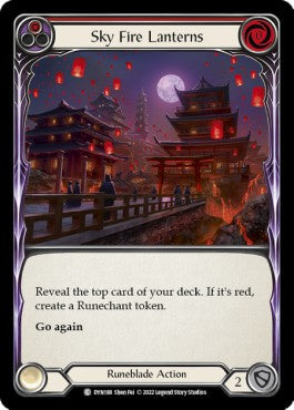 Sky Fire Lanterns (Red) (Regular) - Dynasty (Common) [DYN-188]