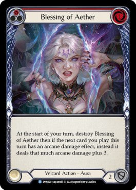Blessing of Aether (Red) (Regular) - Dynasty (Rare) [DYN-200]