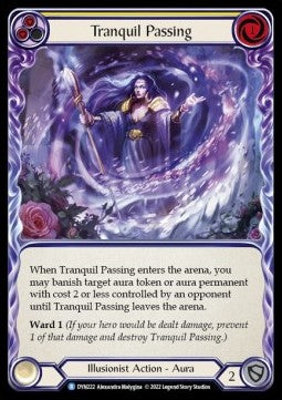 Tranquil Passing (Yellow) (Rainbow Foil) - Dynasty (Rare) [DYN-222]