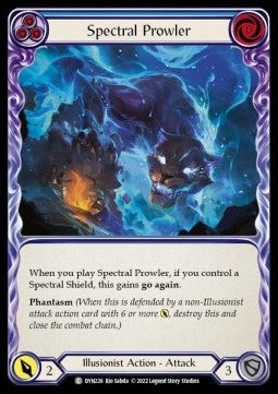 Spectral Prowler (Blue) (Regular) - Dynasty (Common) [DYN-226]