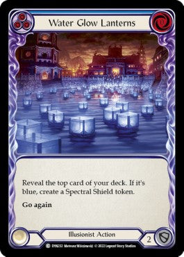 Water Glow Lanterns (Blue) (Rainbow Foil) - Dynasty (Common) [DYN-232]