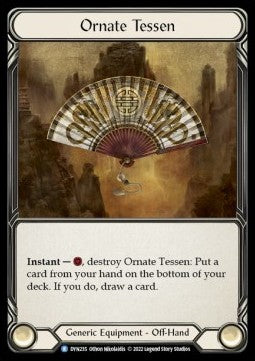 Ornate Tessen (Regular) - Dynasty (Rare) [DYN-235]