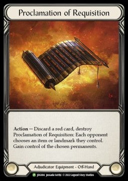 Proclamation of Requsition (Rainbow Foil)