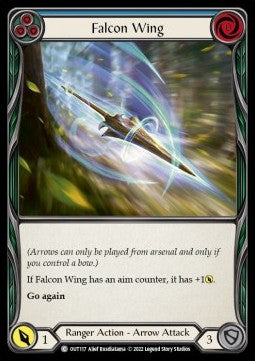 Falcon Wing (Blue) (Regular) - Outsiders (Common) [OUT-117]