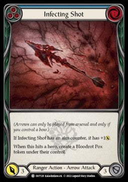 Infecting Shot (Blue) (Regular) - Outsiders (Common) [OUT-120]