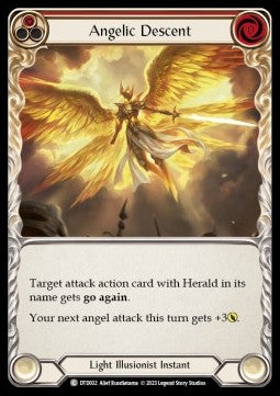 Angelic Descent (Red) (Regular) - Dusk till Dawn (Common) [DTD-032]