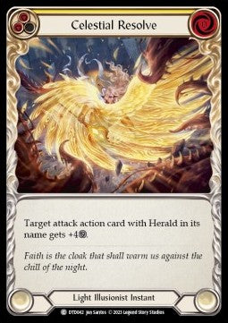 Celestial Resolve (Yellow) (Regular) - Dusk till Dawn (Common) [DTD-042]