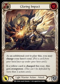 Glaring Impact (Yellow) (Rainbow Foil) - Dusk till Dawn (Common) [DTD-064]
