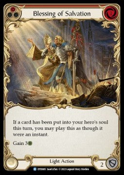 Blessing of Salvation (Red) (Regular) - Dusk till Dawn (Rare) [DTD-085]