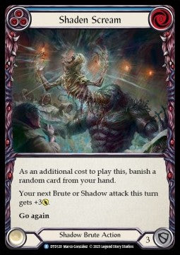 Shaden Scream (Blue) (Regular) - Dusk till Dawn (Rare) [DTD-120]