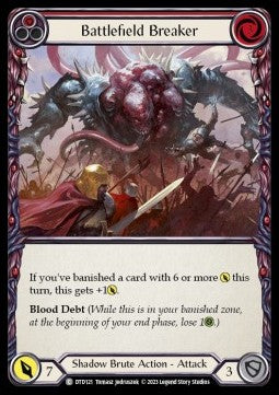Battlefield Breaker (Red) (Regular) - Dusk till Dawn (Common) [DTD-121]