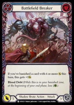 Battlefield Breaker (Blue) (Rainbow Foil) - Dusk till Dawn (Common) [DTD-123]