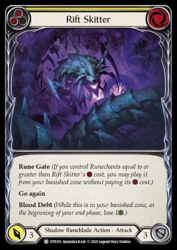 Rift Skitter (Yellow) (Rainbow Foil) - Dusk till Dawn (Common) [DTD-153]