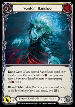 Vantom Banshee (Yellow) (Regular) - Dusk till Dawn (Common) [DTD-156]