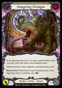 Hungering Demigon (Yellow) (Regular) - Dusk till Dawn (Rare) [DTD-173]