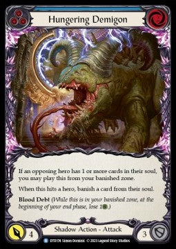 Hungering Demigon (Blue) (Regular) - Dusk till Dawn (Rare) [DTD-174]